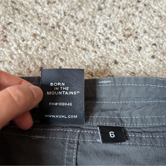 Kuhl Charcoal Grey Splash Cargo Skirt size 6 - Picture 6 of 9